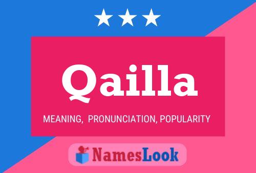 Qailla Name Poster