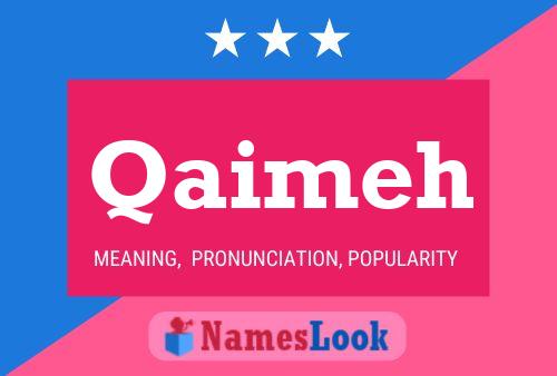 Qaimeh Name Poster