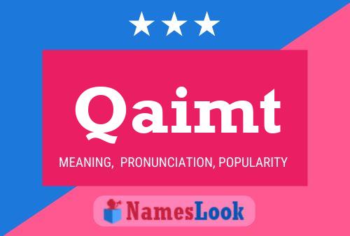 Qaimt Name Poster