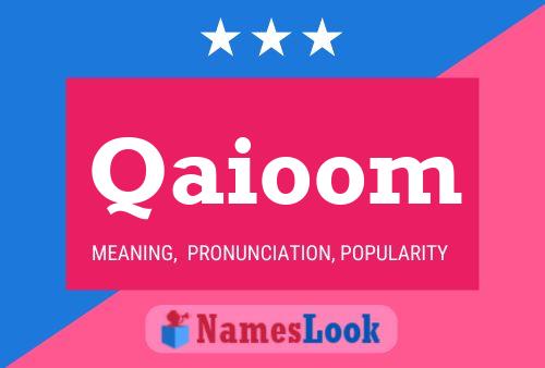 Qaioom Name Poster