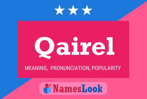 Qairel Name Poster