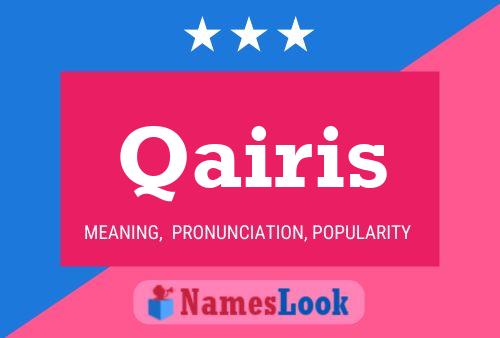 Qairis Name Poster