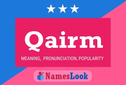 Qairm Name Poster