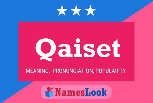 Qaiset Name Poster