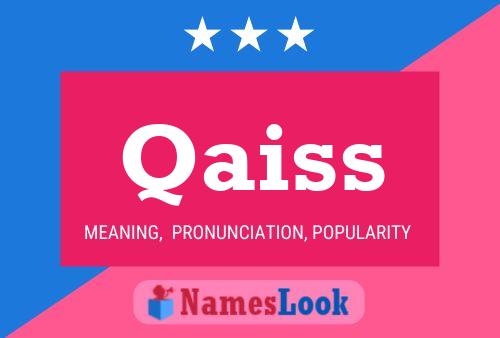 Qaiss Name Poster