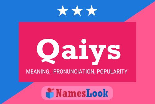 Qaiys Name Poster