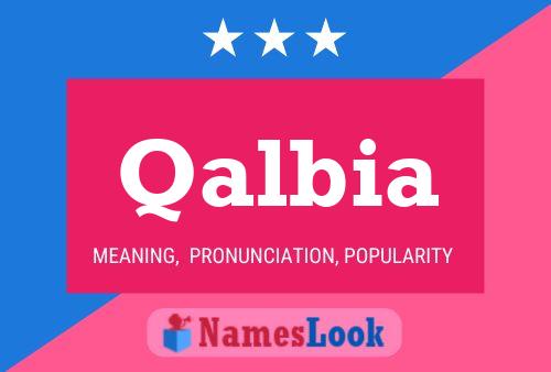 Qalbia Name Poster