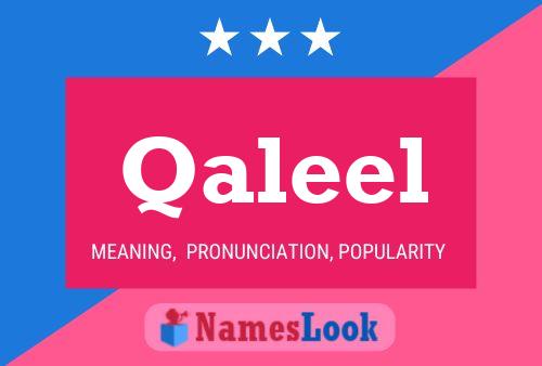 Qaleel Name Poster