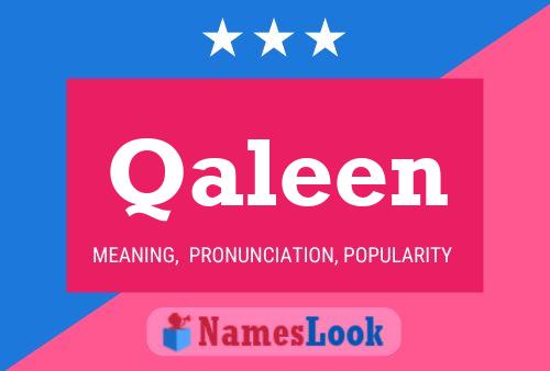 Qaleen Name Poster