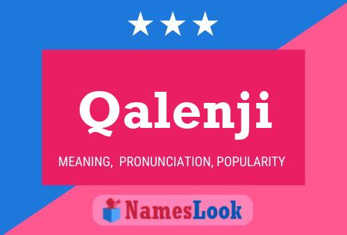 Qalenji Name Poster