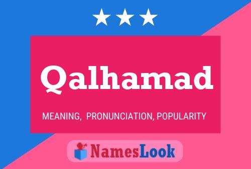 Qalhamad Name Poster