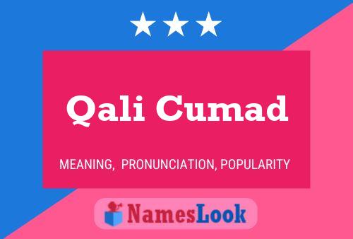 Qali Cumad Name Poster