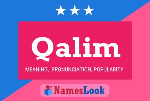 Qalim Name Poster