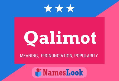 Qalimot Name Poster