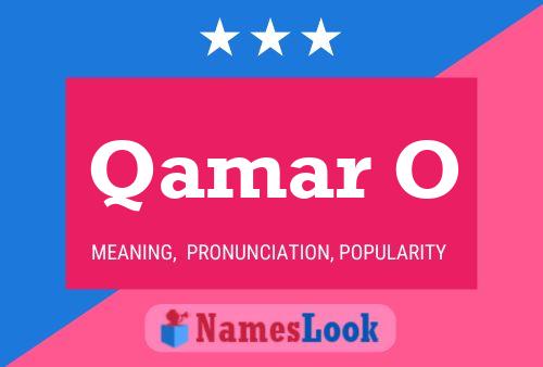 Qamar O Name Poster