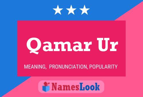 Qamar Ur Name Poster