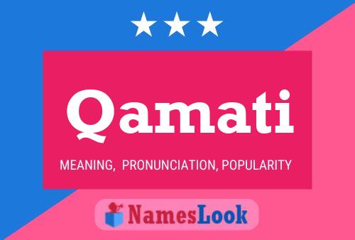 Qamati Name Poster