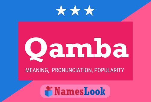 Qamba Name Poster