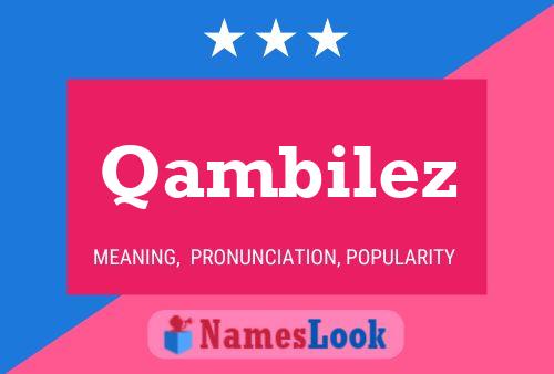 Qambilez Name Poster