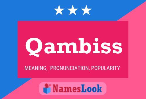 Qambiss Name Poster