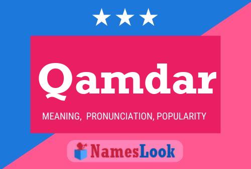 Qamdar Name Poster