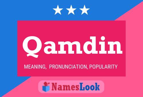 Qamdin Name Poster