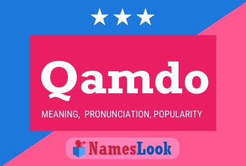 Qamdo Name Poster