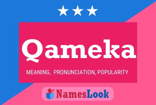 Qameka Name Poster