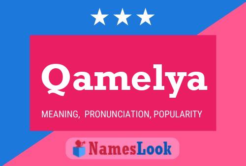 Qamelya Name Poster