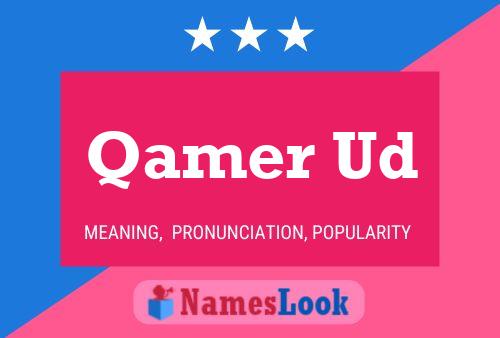 Qamer Ud Name Poster