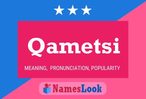 Qametsi Name Poster