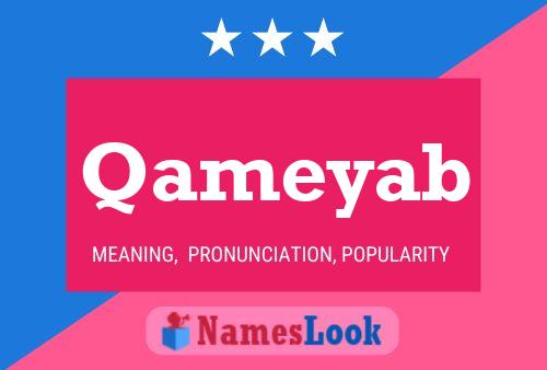 Qameyab Name Poster