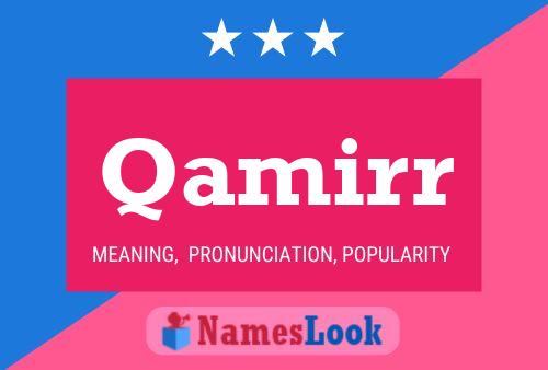 Qamirr Name Poster