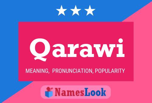 Qarawi Name Poster