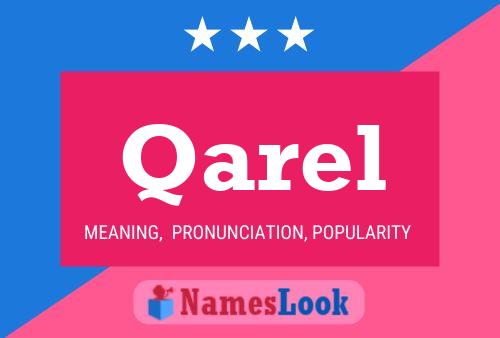 Qarel Name Poster