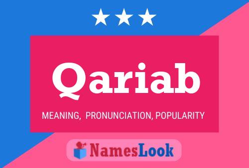 Qariab Name Poster