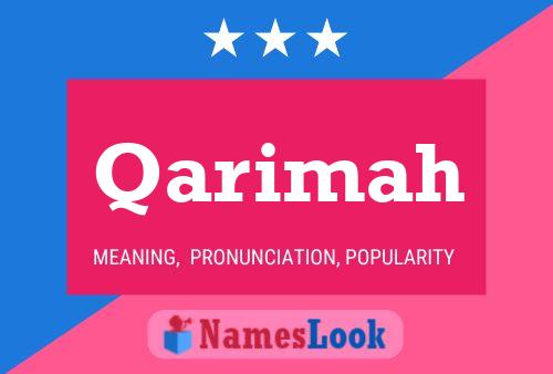 Qarimah Name Poster