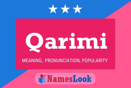 Qarimi Name Poster