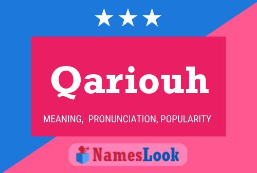 Qariouh Name Poster