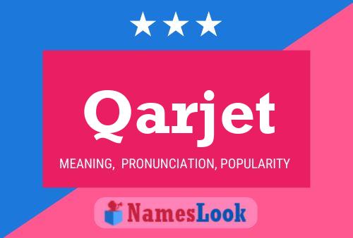 Qarjet Name Poster