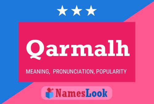 Qarmalh Name Poster