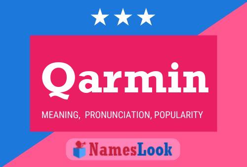 Qarmin Name Poster