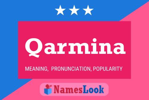 Qarmina Name Poster