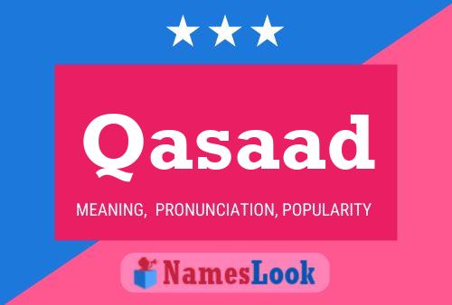 Qasaad Name Poster