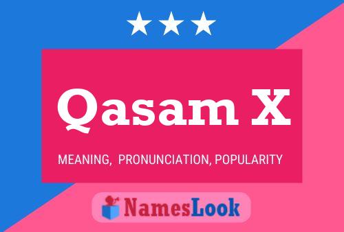 Qasam X Name Poster