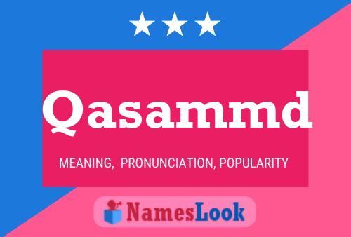 Qasammd Name Poster