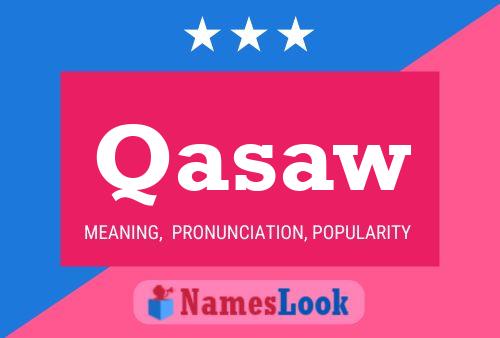 Qasaw Name Poster