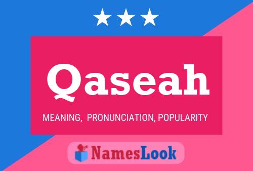 Qaseah Name Poster