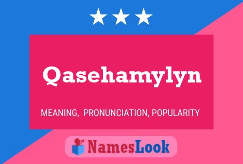 Qasehamylyn Name Poster