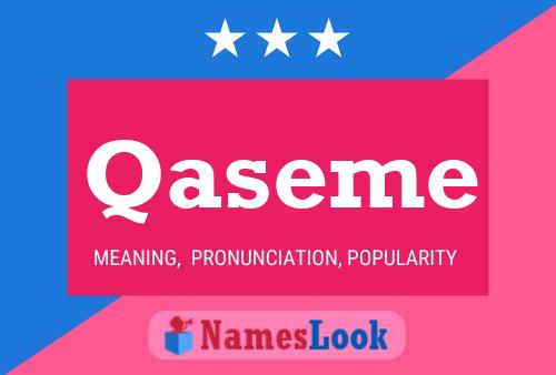 Qaseme Name Poster